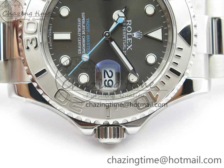 Edition Bracelet SS Yacht-Master Steel Best ARF 116622 SH3135 904L 1:1 Dial Gray on 0515